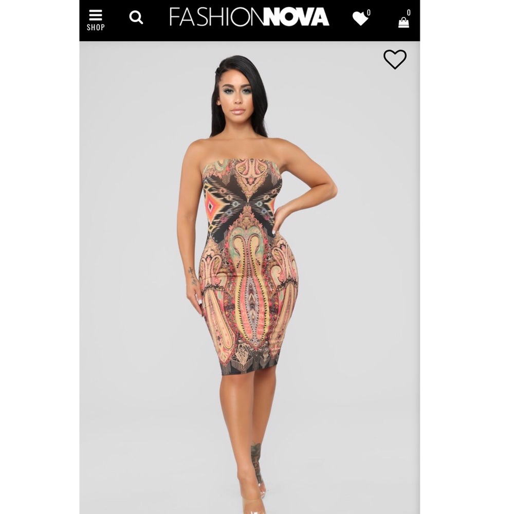 Fashion Nova Tube Dress NWT